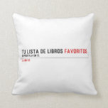 tu LISTA DE libros  Pillows