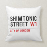 Shimtonic Street  Pillows