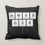 GENIUS
 CLUB
   Pillows