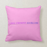 coral cresent  Pillows