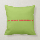 All About Elements !  Pillows