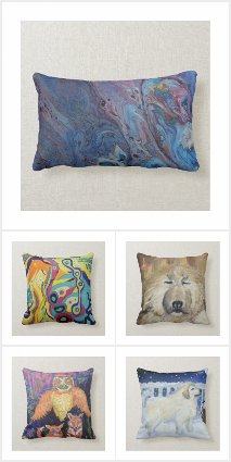 Pillows Art Abstract Animals Frog