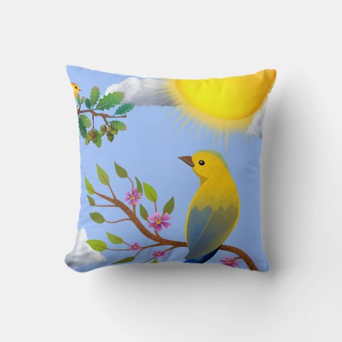 pillows birds iove 