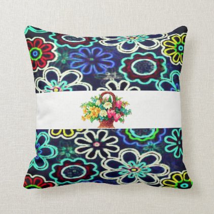 pillows floral