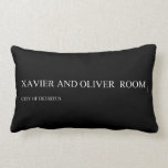 Xavier and Oliver   Pillows (Lumbar)