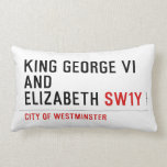 king george vi and elizabeth  Pillows (Lumbar)