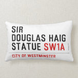 sir douglas haig statue  Pillows (Lumbar)
