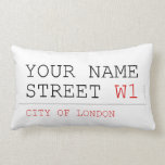 Your Name Street  Pillows (Lumbar)