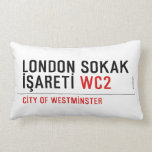 LONDON SOKAK İŞARETİ  Pillows (Lumbar)