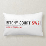 Bitchy court  Pillows (Lumbar)