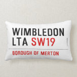 wimbledon lta  Pillows (Lumbar)