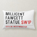 millicent fawcett statue  Pillows (Lumbar)