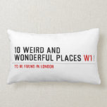 10 Weird and wonderful places  Pillows (Lumbar)