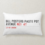Bill posters paste pot  Avenue  Pillows (Lumbar)