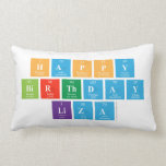 Happy
 Birthday
 Liza  Pillows (Lumbar)