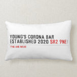 YOUNG'S CORONA BAR established 2020  Pillows (Lumbar)