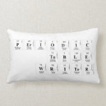 Periodic Table Writer  Pillows (Lumbar)