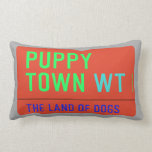 Puppy town  Pillows (Lumbar)
