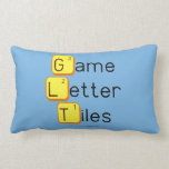 Game
 Letter
 Tiles  Pillows (Lumbar)