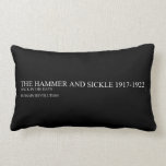 the hammer and sickle  Pillows (Lumbar)