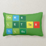 Game
 Letter
 Tiles  Pillows (Lumbar)