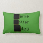 Game
 Letter
 Tiles  Pillows (Lumbar)