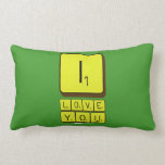 I
 LOVE
 YOU  Pillows (Lumbar)