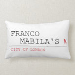 franco    mabila's  Pillows (Lumbar)