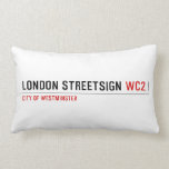 london streetsign  Pillows (Lumbar)