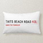 Taits Beach Road  Pillows (Lumbar)