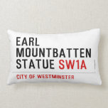 earl mountbatten statue  Pillows (Lumbar)