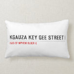 Kgauza Key Gee Street  Pillows (Lumbar)