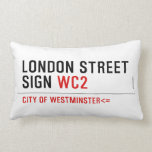 LONDON STREET SIGN  Pillows (Lumbar)