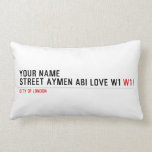 Your Name Street aymen abi love w1  Pillows (Lumbar)