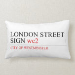 LONDON STREET SIGN  Pillows (Lumbar)