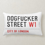 DOGFUCKER STREET  Pillows (Lumbar)