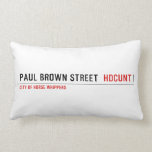 paul brown street   Pillows (Lumbar)