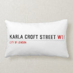 Karla Croft Street  Pillows (Lumbar)