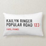 Kailyn ringer Popular road  Pillows (Lumbar)