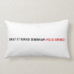 Dikat Et BurasI DemİrkapI  Pillows (Lumbar)