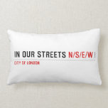 in OUR STREETS  Pillows (Lumbar)