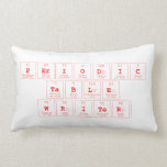 Periodic
 Table
 Writer  Pillows (Lumbar)