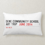Dene community school art trip   Pillows (Lumbar)