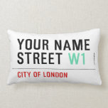 Your Name Street  Pillows (Lumbar)