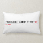 7800 Credit cards street  Pillows (Lumbar)