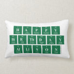 Happy
 Birthday
 Allison  Pillows (Lumbar)