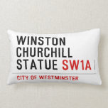 WINSTON CHURCHILL STATUE  Pillows (Lumbar)