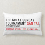 The Great Sunday Tournament  Pillows (Lumbar)