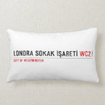 LONDRA SOKAK İŞARETİ  Pillows (Lumbar)