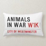 animals in war  Pillows (Lumbar)